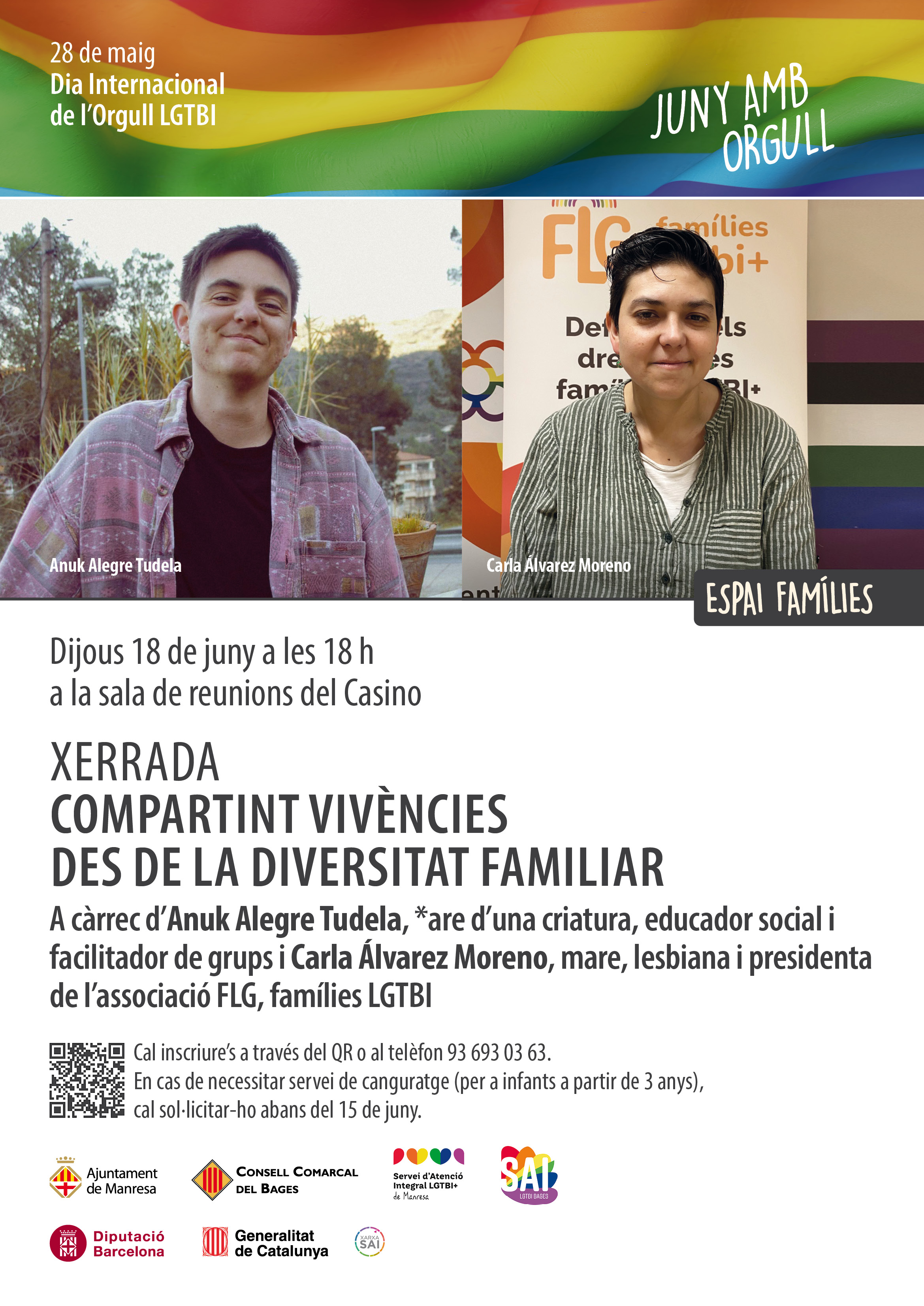 Xerrada ‘Compartint vivències de la diversitat familiar’