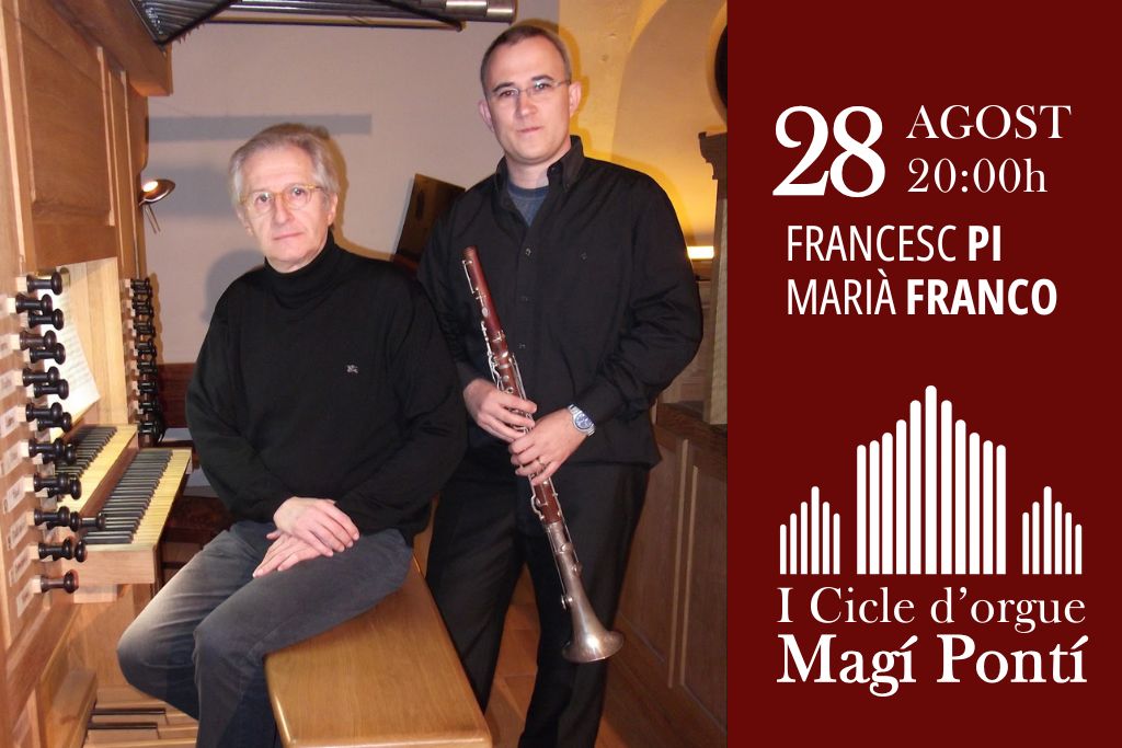 Concert d'orgue i tenora de Francesc Pi i Marià Franco 