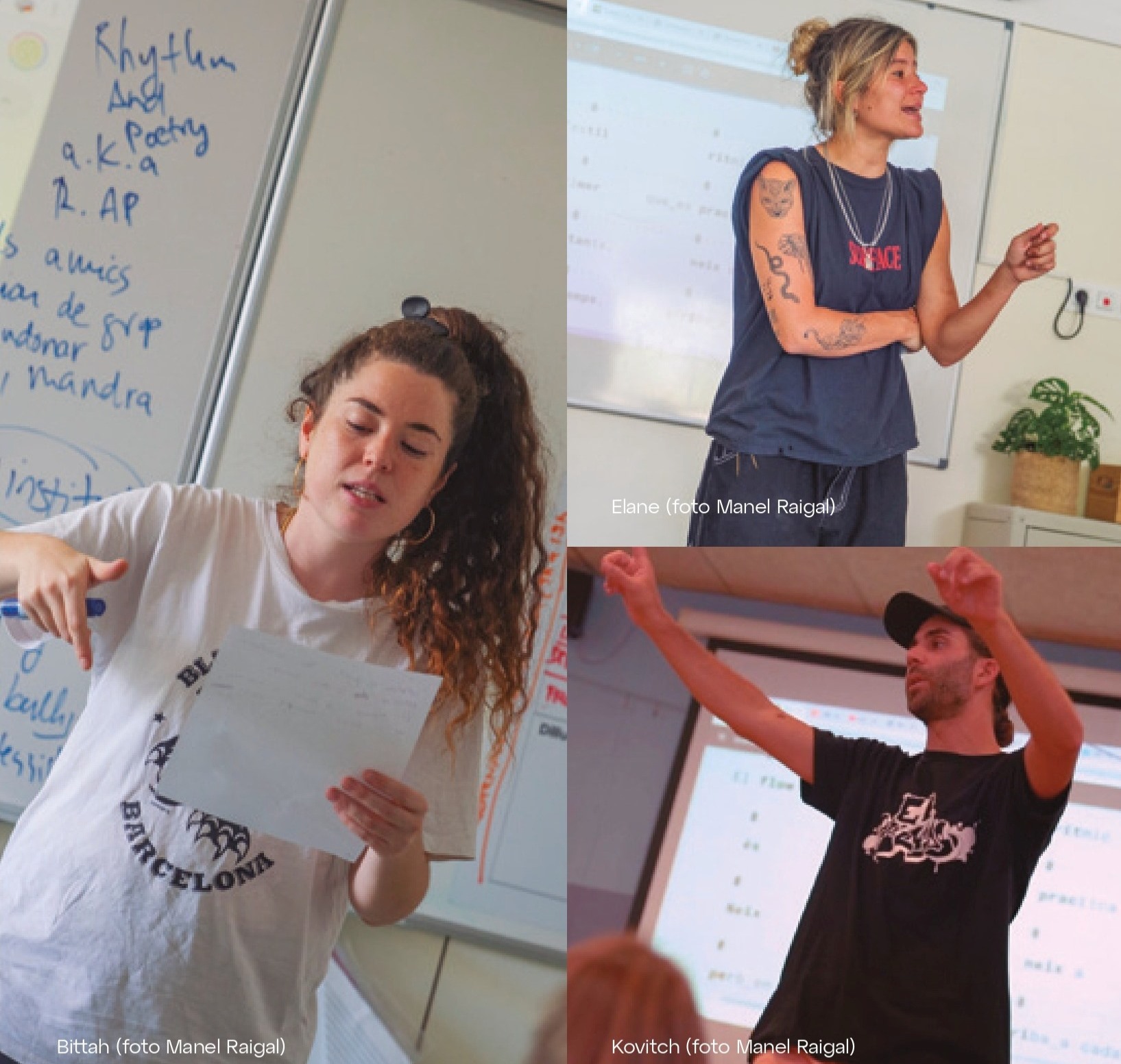 INSpirats amb Elane, Bittah i Kovitch.