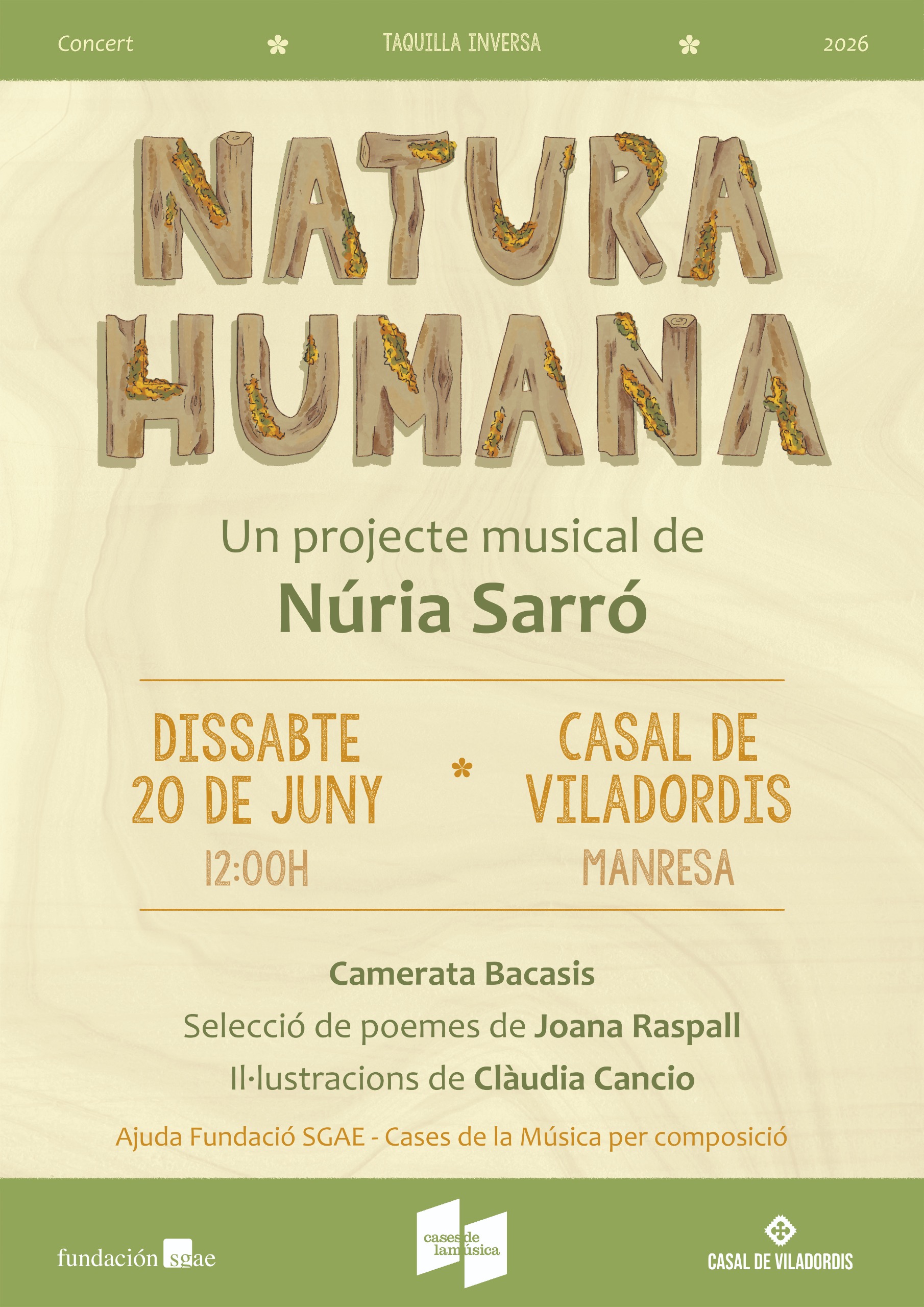 NATURA HUMANA - PROJECTE MUSICAL DE NÚRIA SARRÓ