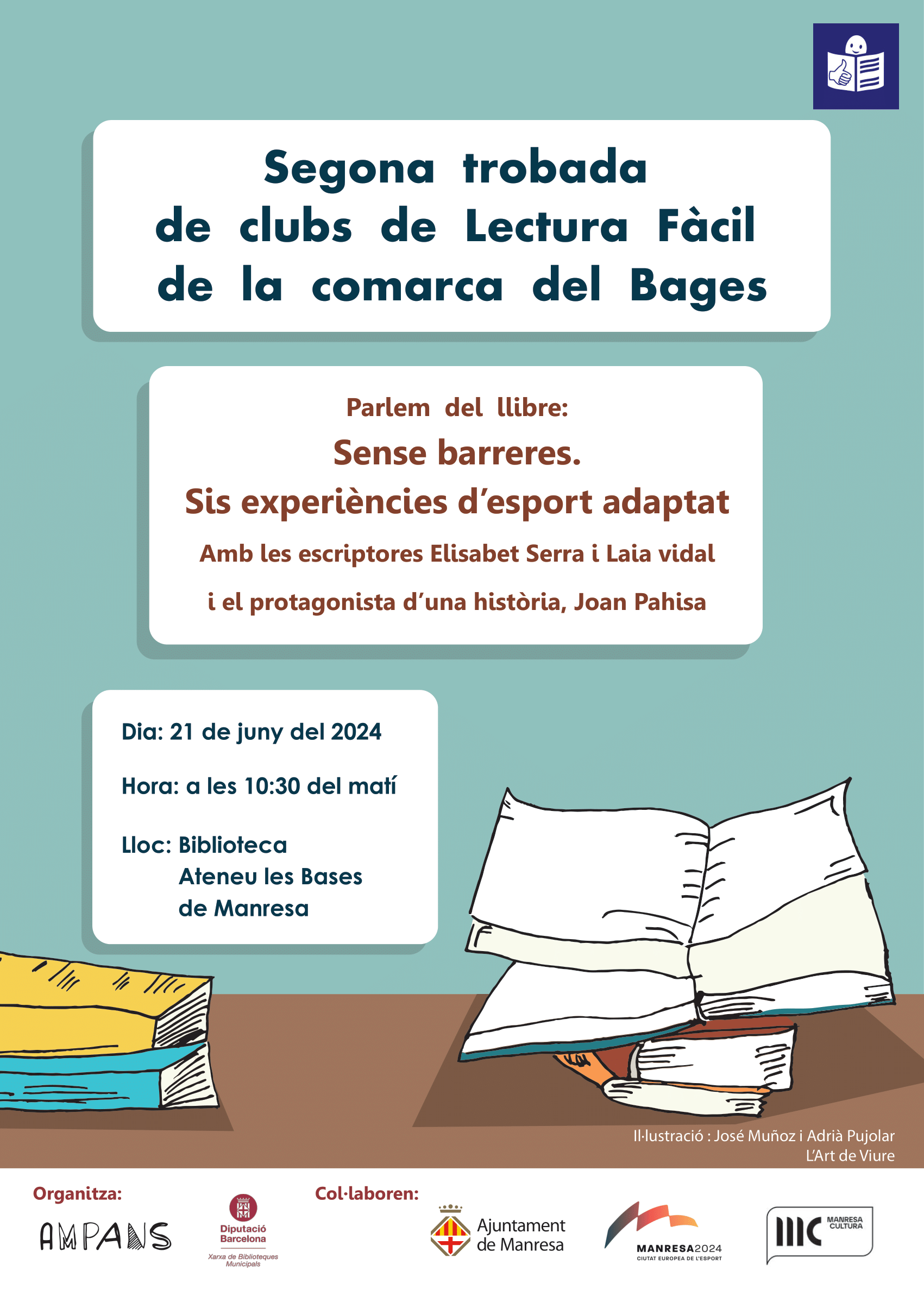 2a trobada de Clubs de LECTURA FÀCIL de les Biblioteques del Bages