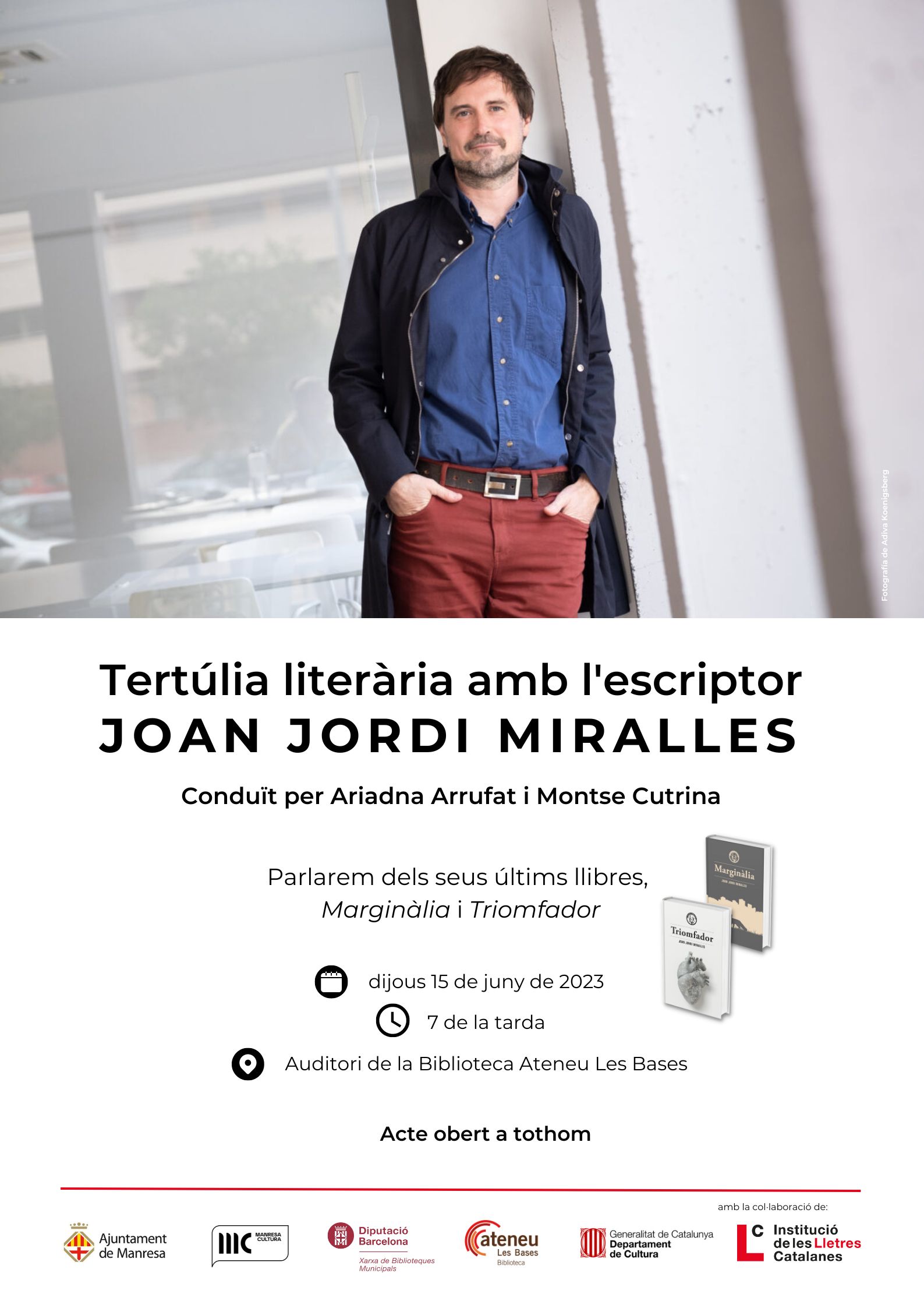 Cloenda curs Clubs de Lectura de Novel·la A + B + C amb l’escriptor JOAN JORDI MIRALLES