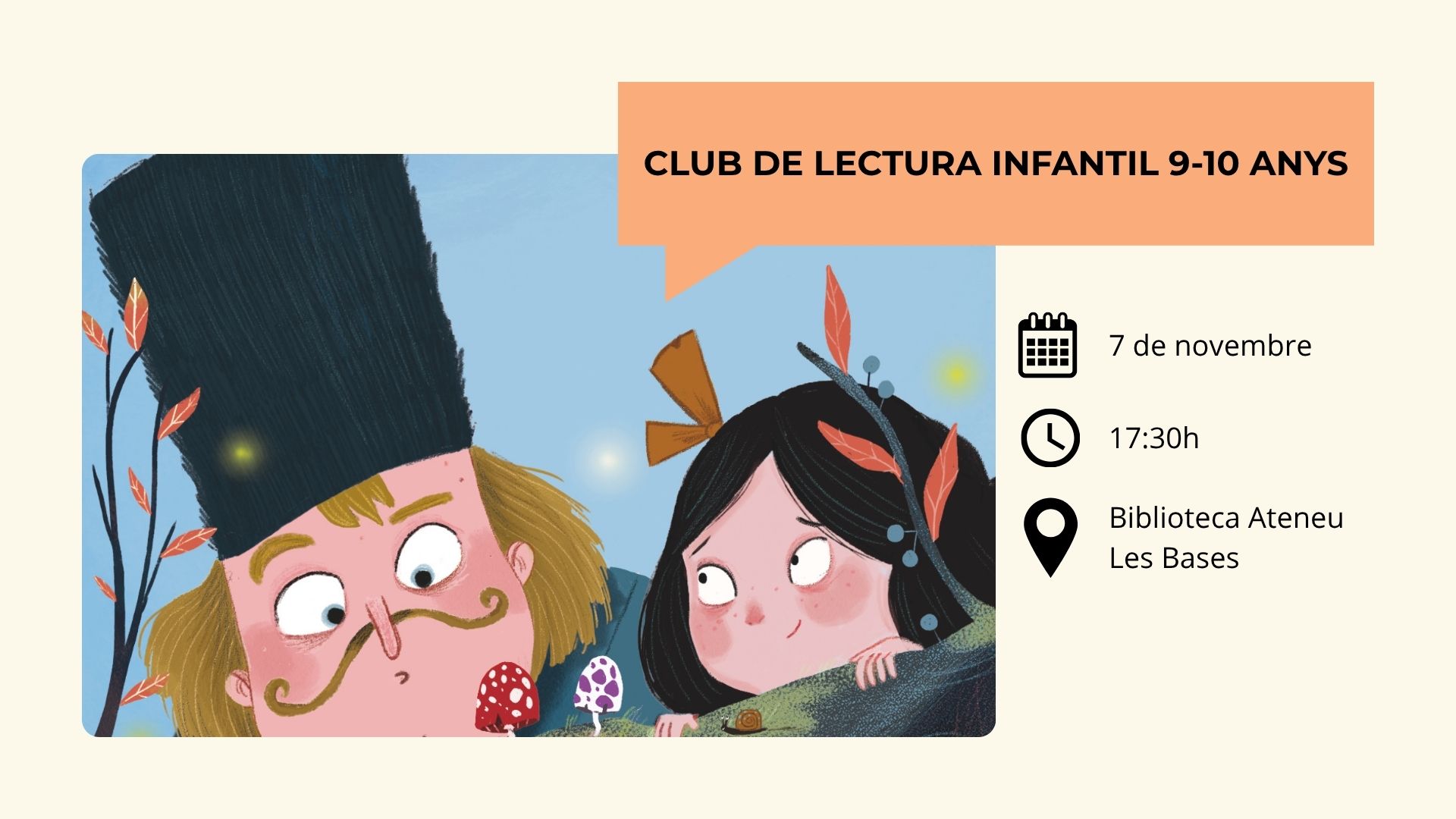 Club de Lectura. Infants de 9 a 10 anys
