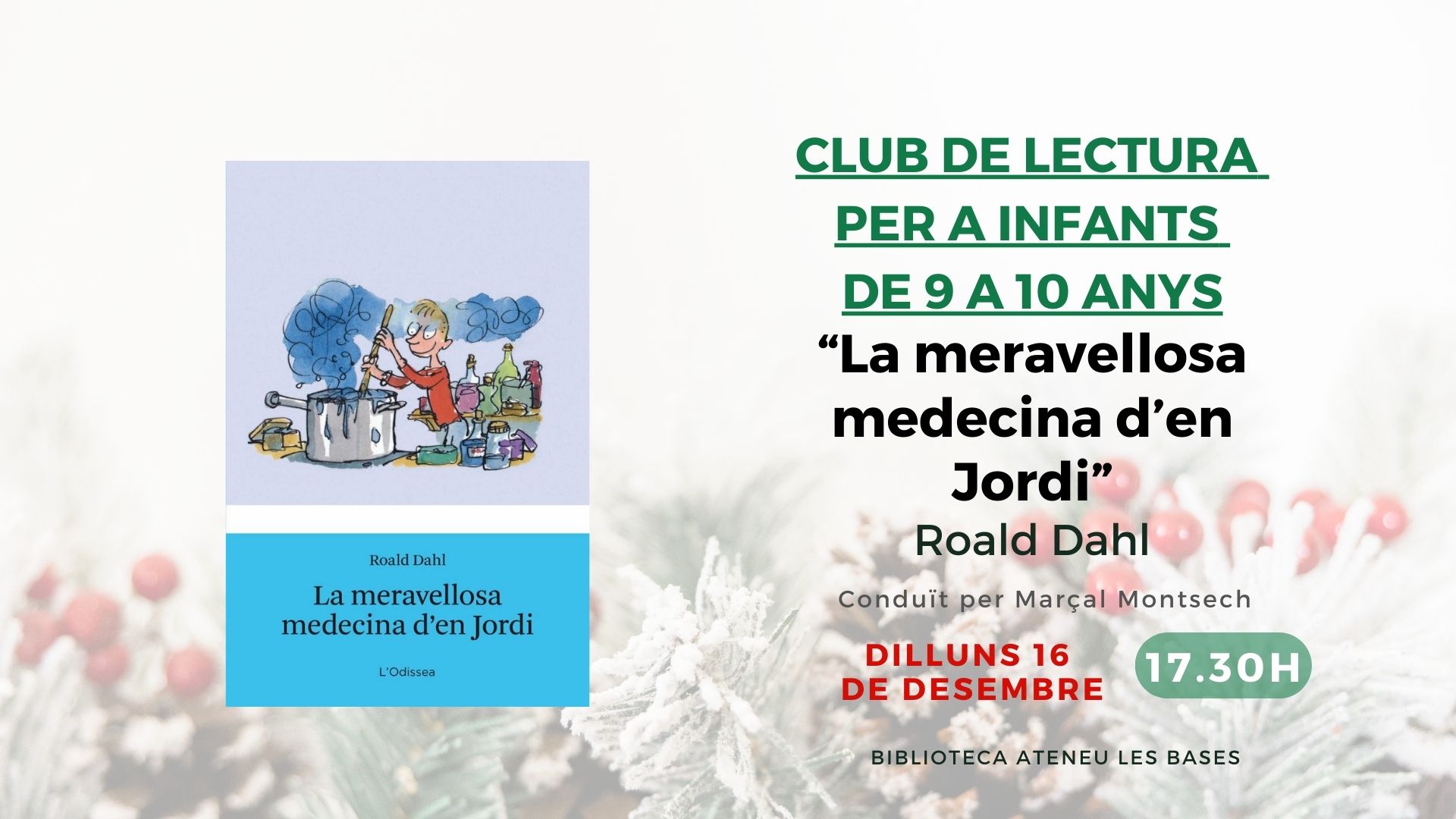 Club de Lectura. Infants de 9 a 10 anys