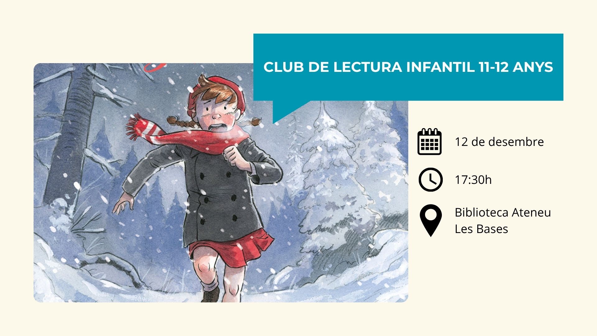 Club de lectura per a infants d'11 a 12 anys