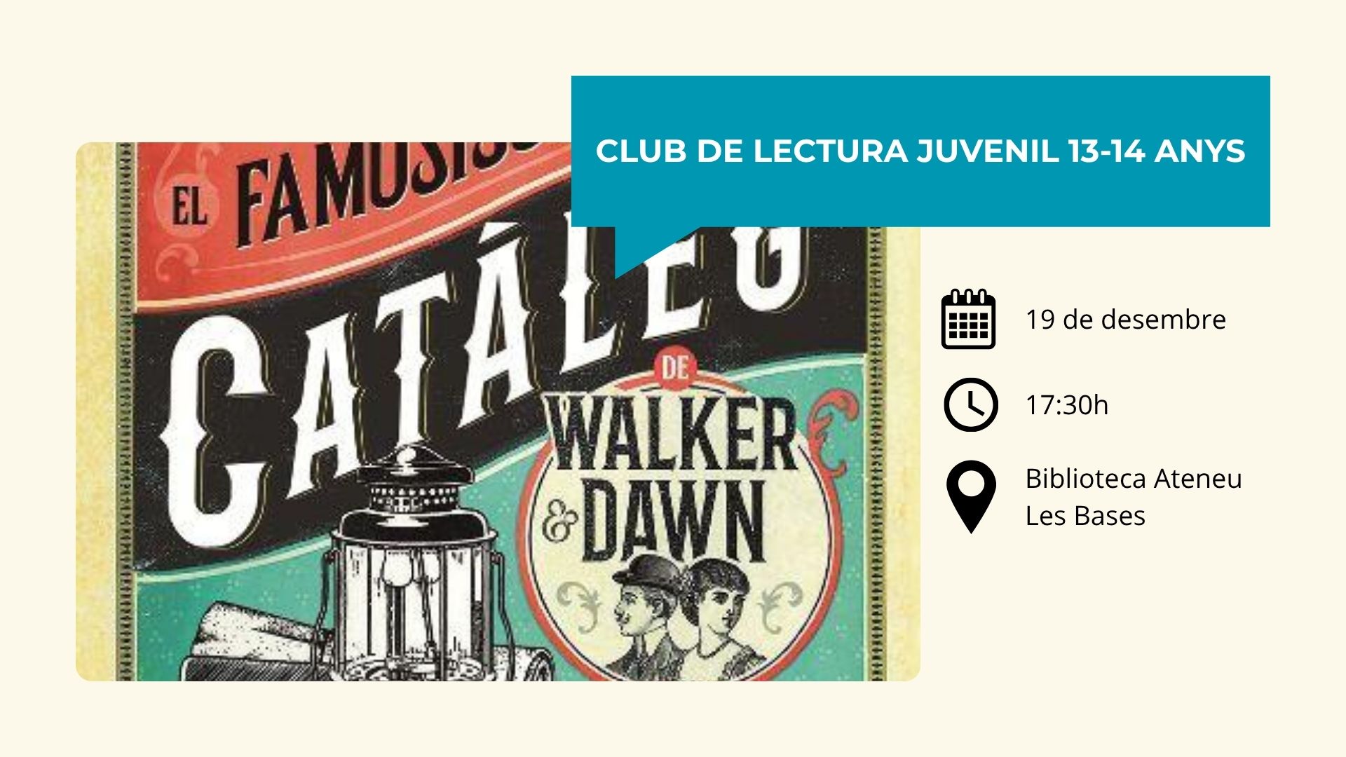 Club de lectura per a joves de 13 a 14 anys