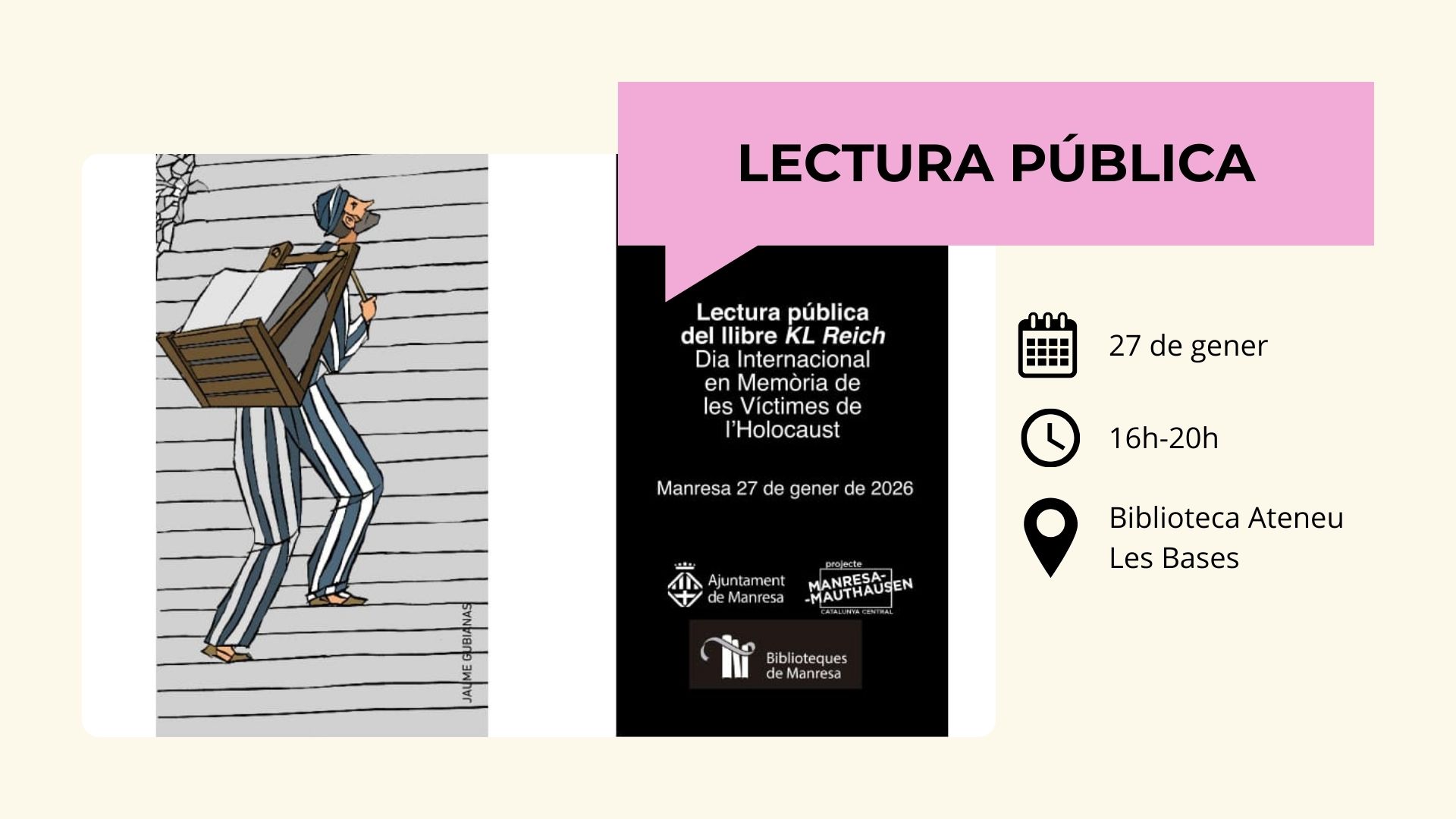 Lectura pública de K. L. Reich