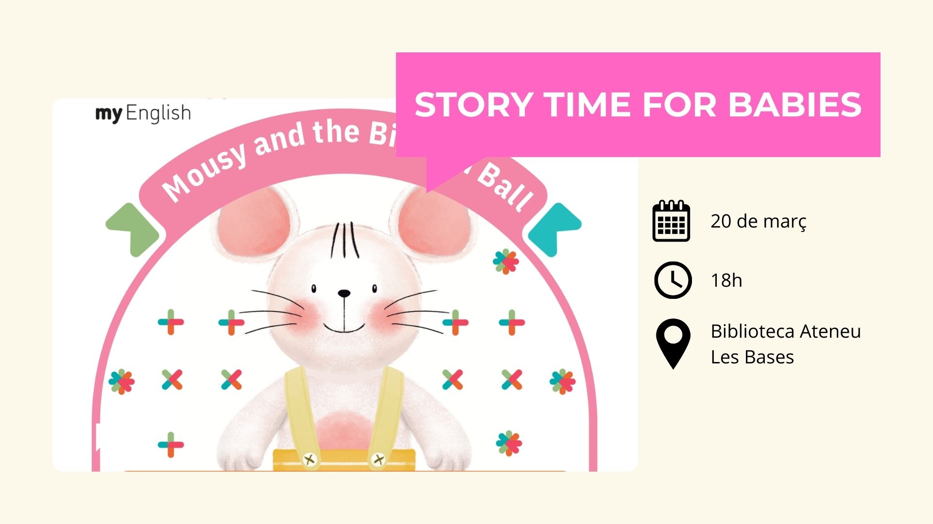 Story Time for babies - Hora del conte en anglès per a nadons | 