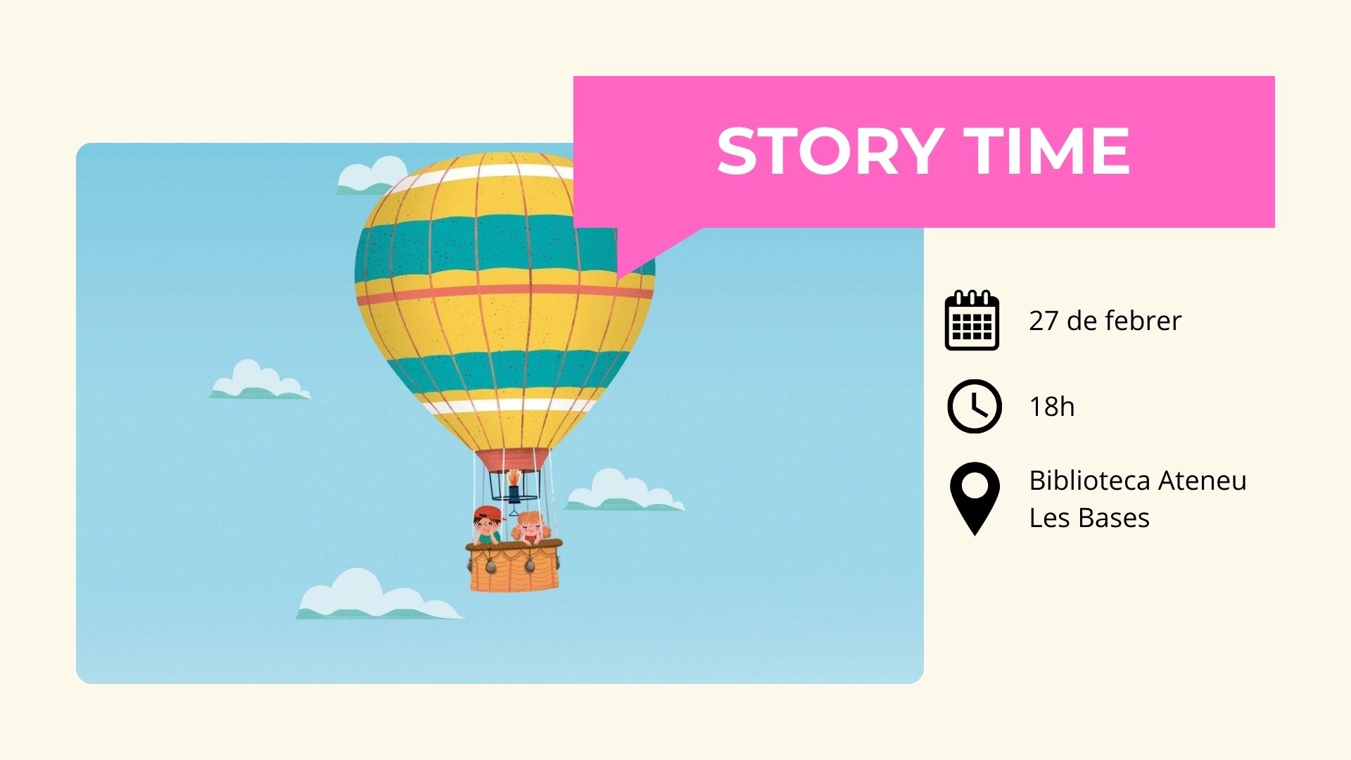 Storytime - Hora del conte en anglès