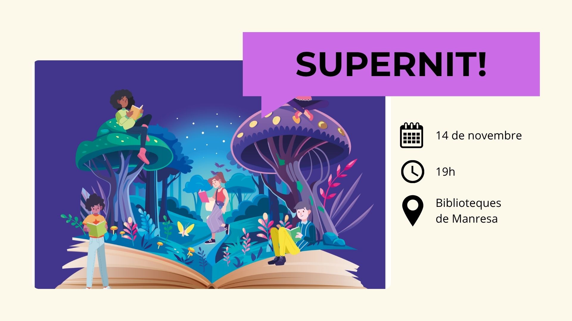 Supernit a les Biblioteques de Manresa