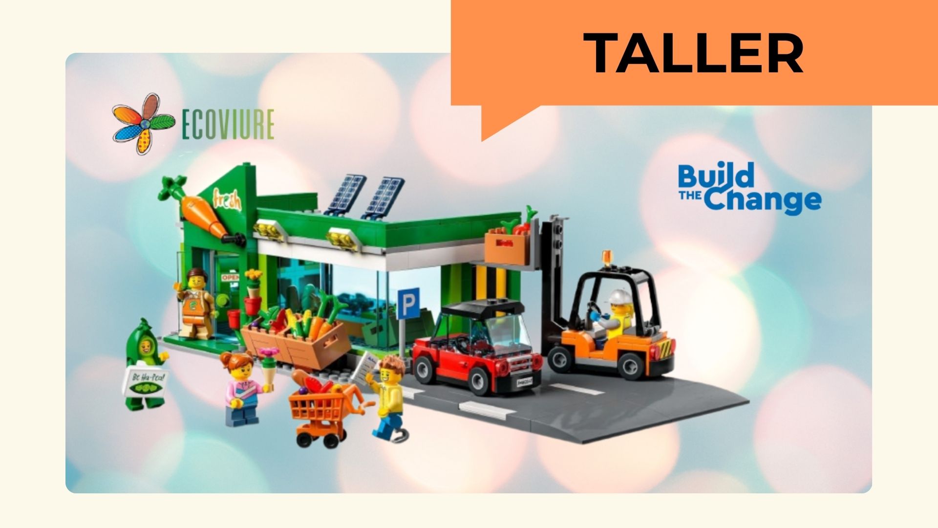 Taller familiar LEGO sobre “El malbaratament alimentari”