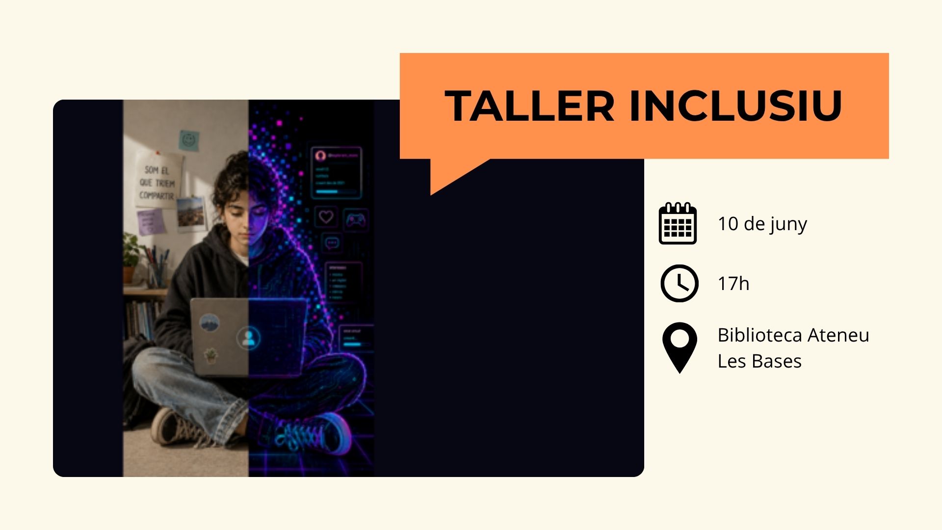 Taller inclusiu per a adolescents: 