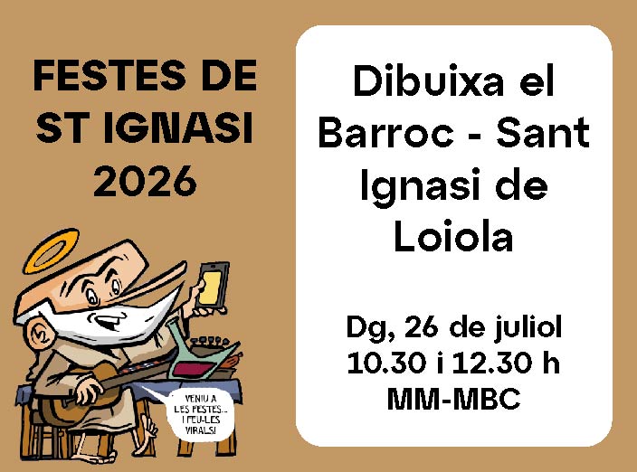 DIBUIXA EL BARROC · SANT IGNASI DE LOIOLA